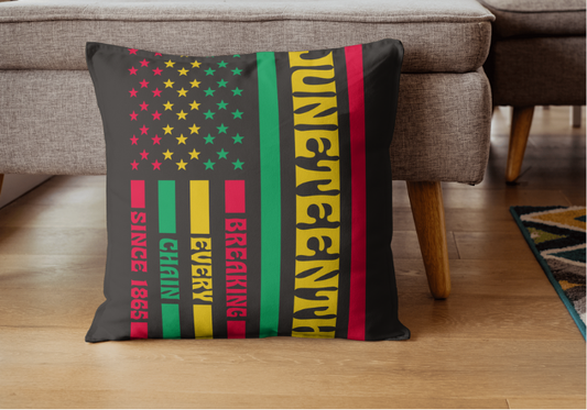 Juneteenth Flag Pillow 26x26